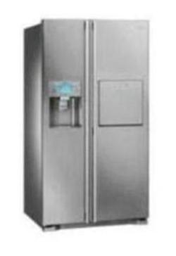 Smeg Cucina SS55PTLH3 American-Style Fridge Freezer - Stainless Steel